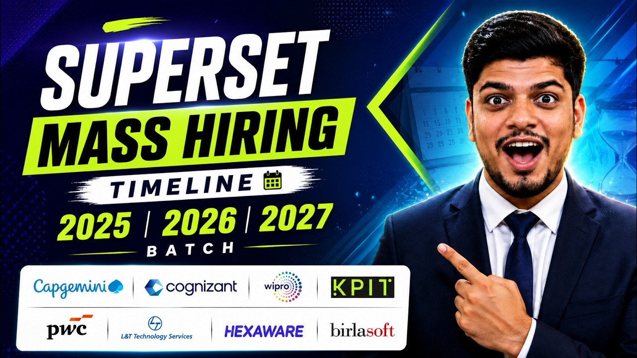 Массовый найм через Superset (Cognizant, Capgemini, L&T, PwC, Birlasoft, Wipro и Hexaware) 2027/2...