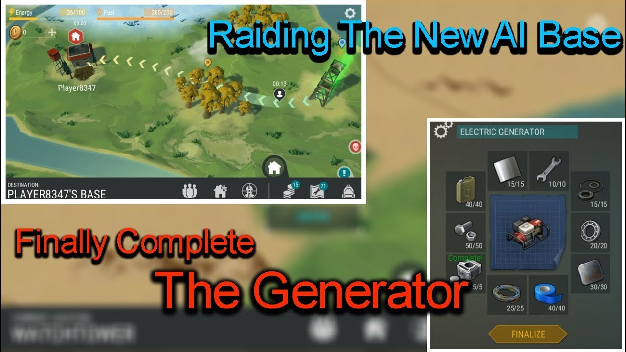 Finalize The Generator !! Activating The WatchTower !! Raiding The New AI Base !! LDoE !!