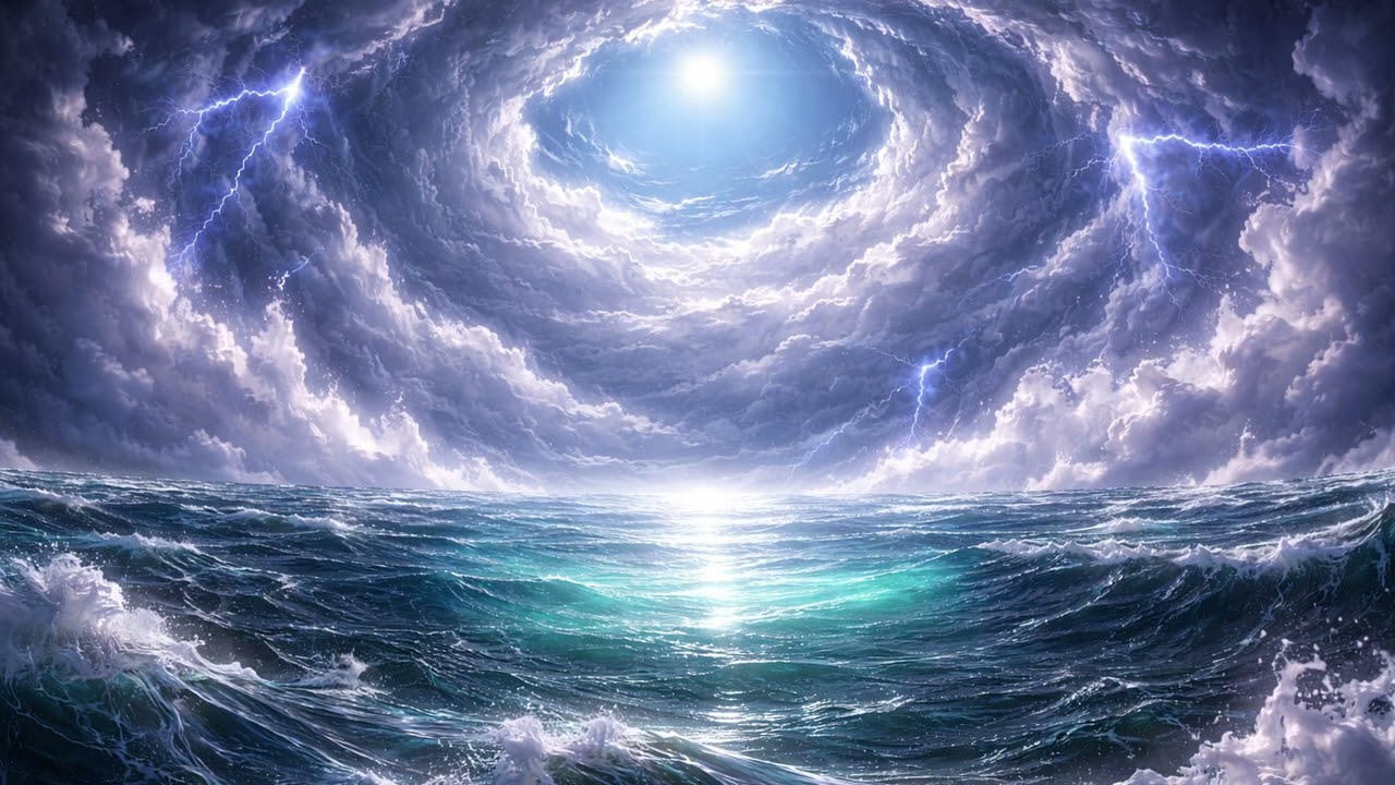 Ambient Space Sounds for Sleep | Eye of the Storm | 2 Hours