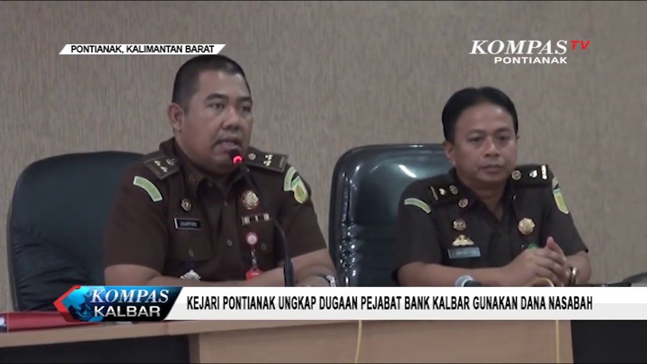 Kejari Pontianak Ungkap Dugaan Pejabat Bank Kalbar Gunakan Dana Nasabah