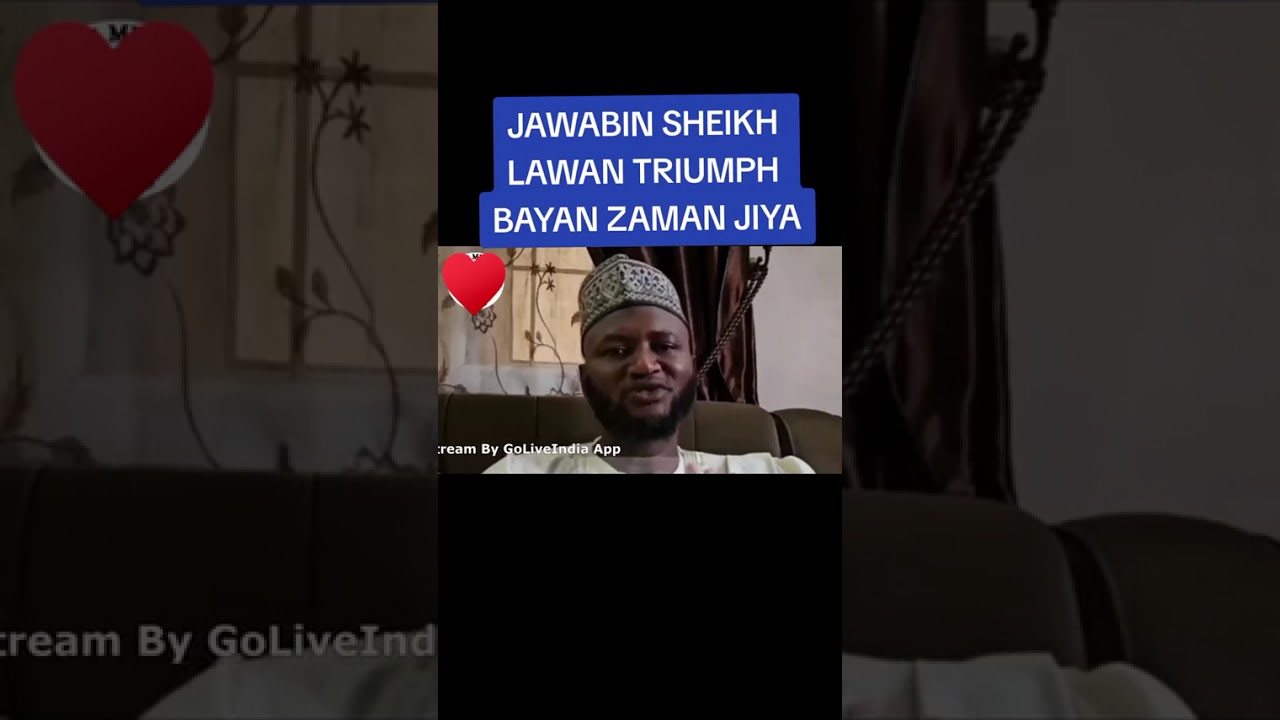 BAYANIN MALAM LAWAL SHUAIBU TRIUMPH BAYAN ZAMAN SA DA COMMITTEE SHURA A KANO