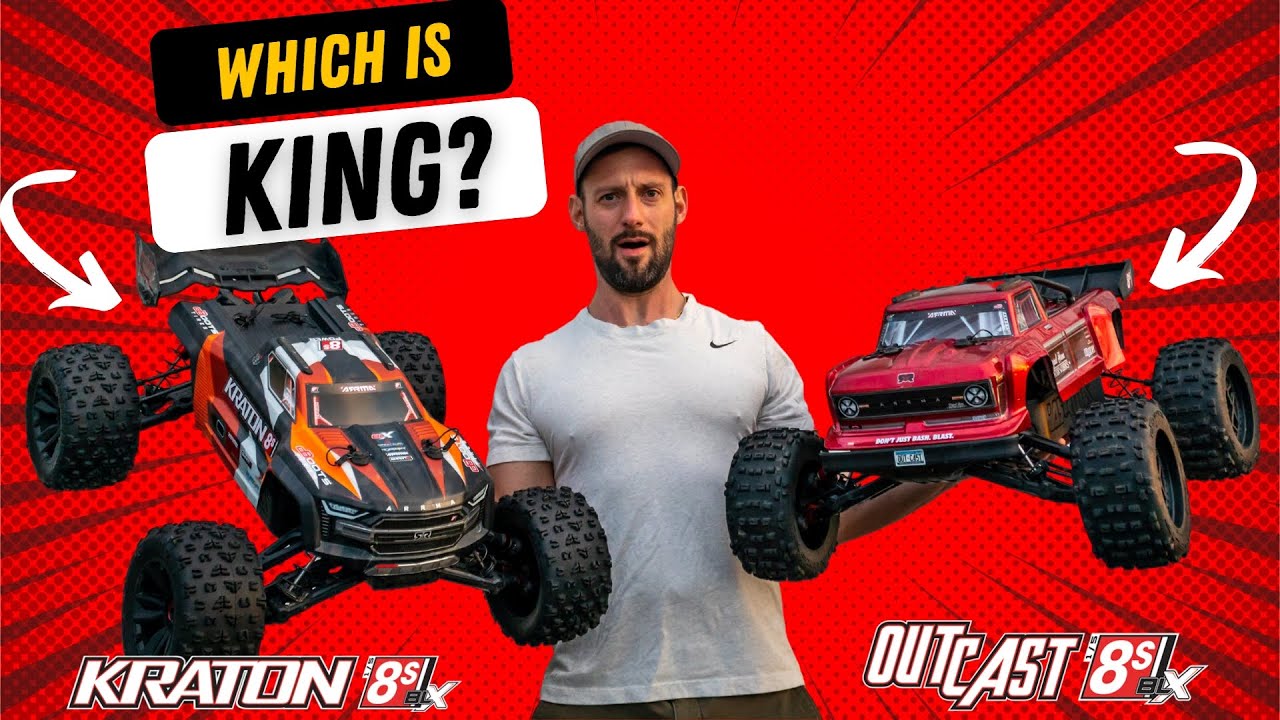 Arrma Outcast 8s против Kraton 8s — сравнение и обзор