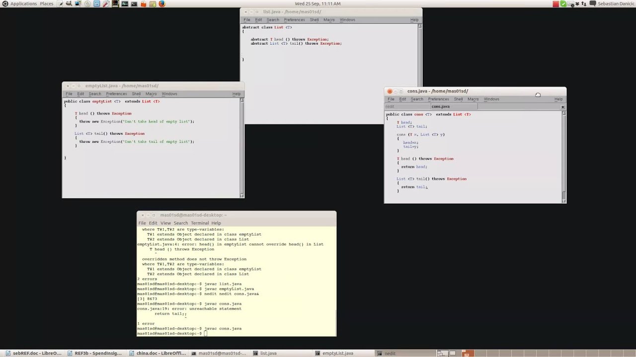 Defining your own generic recursive data type in Java - Lists (part 1)
