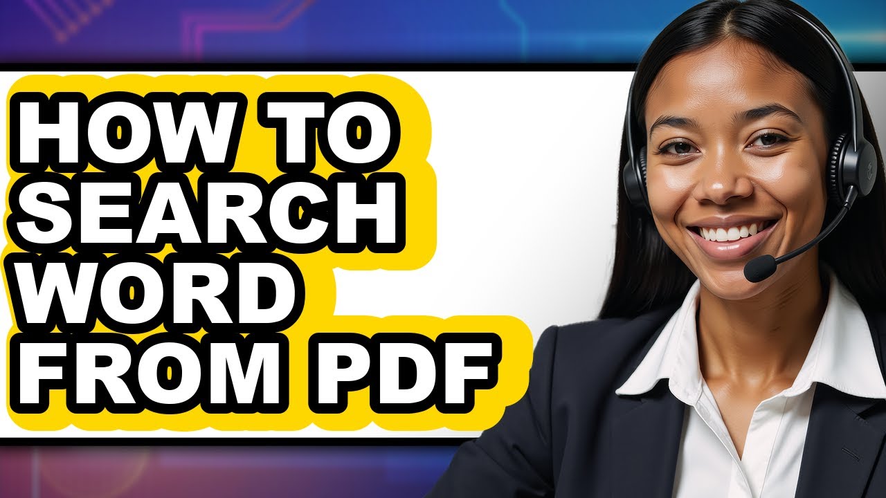 How to Search Word from Pdf (updated)