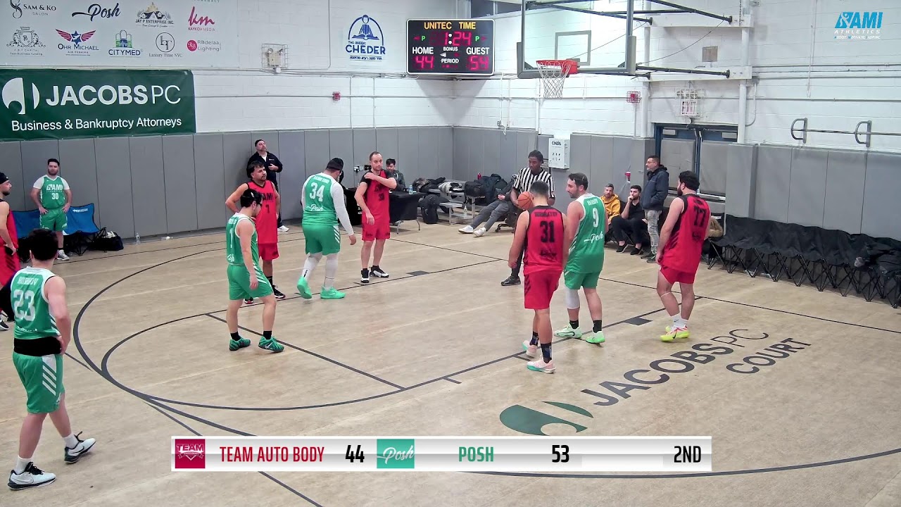 WEEK 8 GAME 6:    RED  ( TEAM AUTO BODY ) VS   TEAL ( POSH )