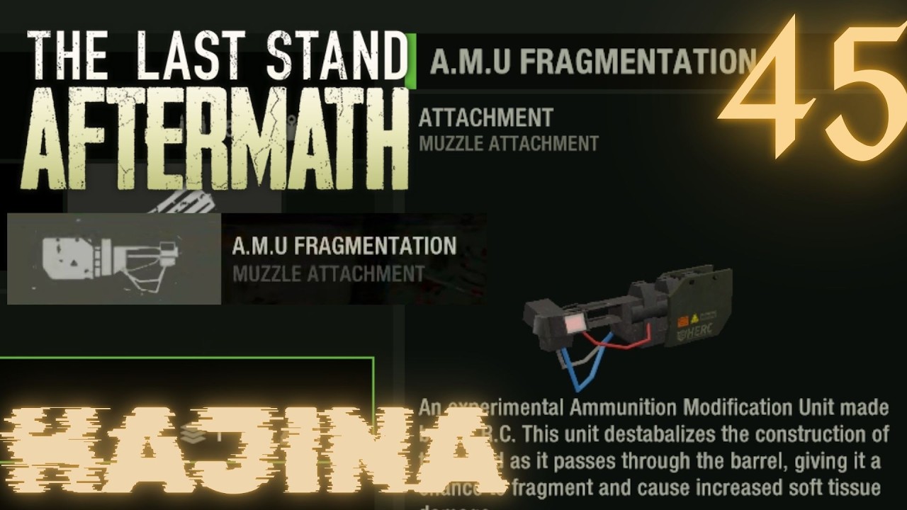 The Last Stand Aftermath อุปกรณ์ใหม่ A M U #45