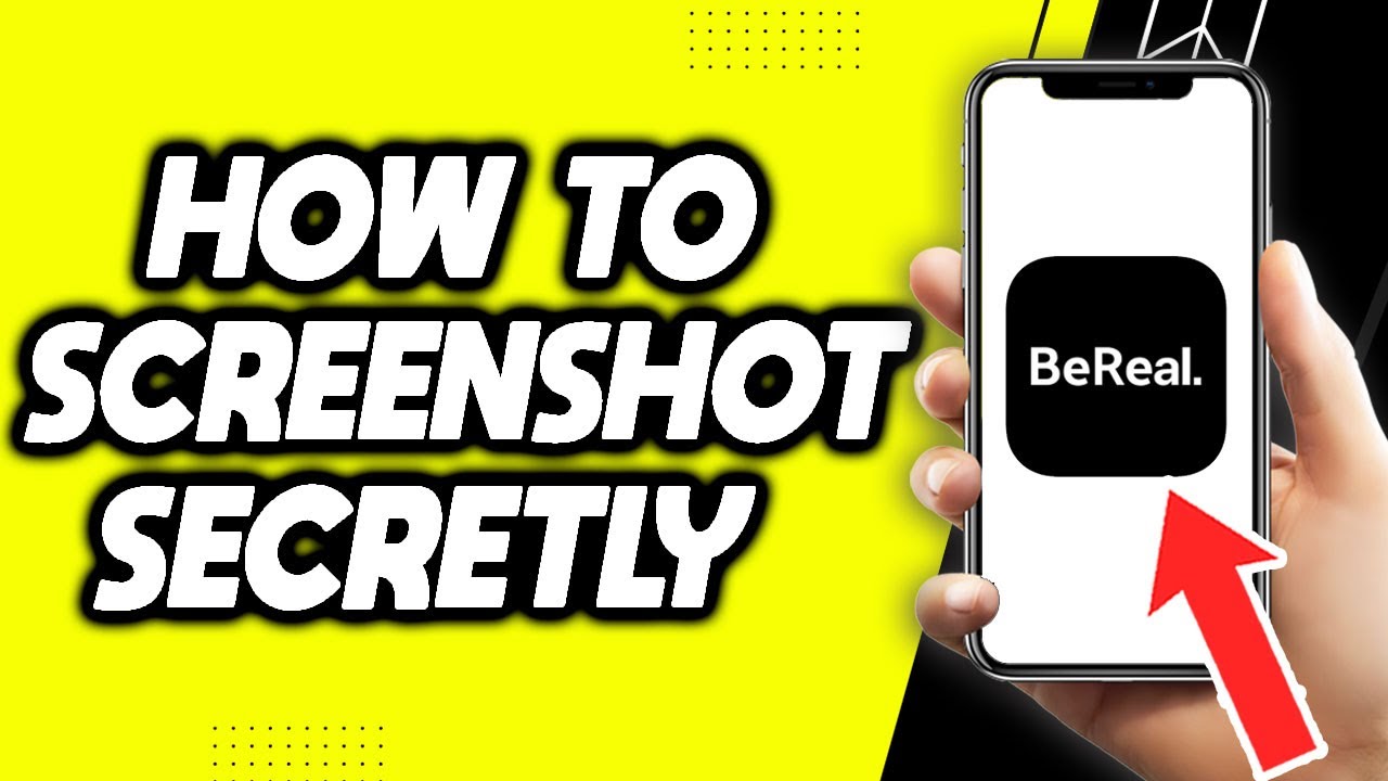 How To Screenshot BeReal Without Them Knowing (EASY METHOD 2022)