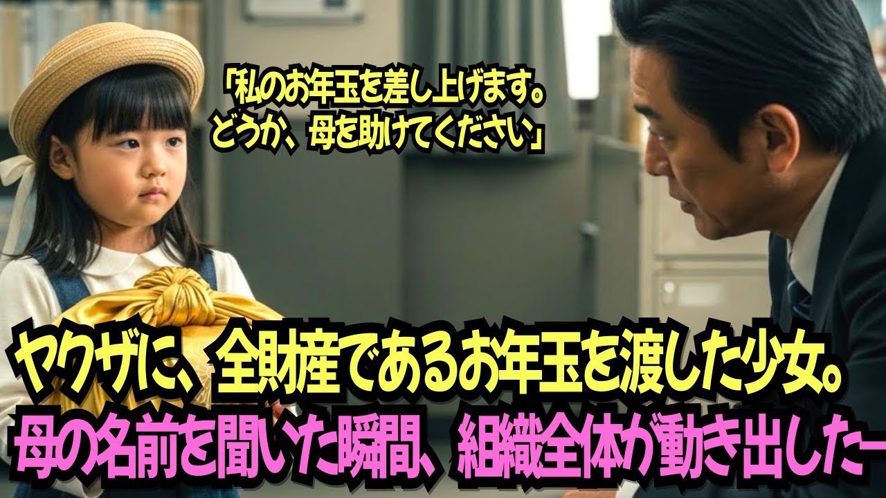 ヤクザに、全財産であるお年玉を渡した少女。母の名前を聞いた瞬間、組織全体が動き出した—