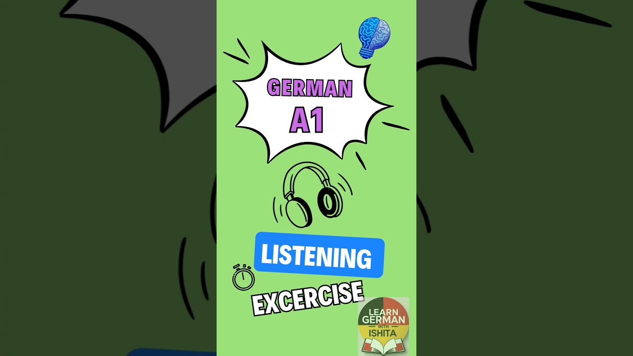 A1 German Listening Exercise I Numbers I German Learning A1 I Beginner German