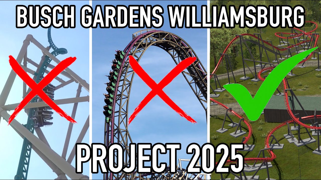 Wait, What is Busch Gardens Building?? New Roller Coaster Revealed, & its NOT What You Think!
