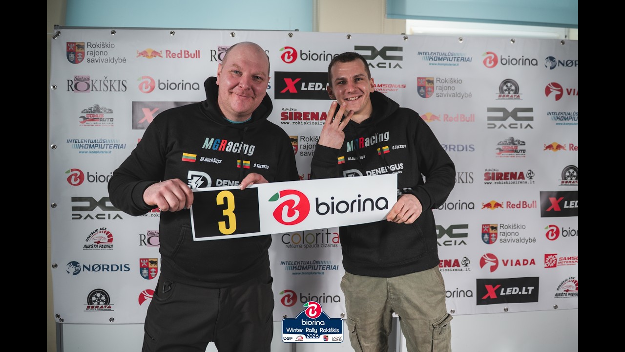 Biorina Winter Rally Rokiškis 2026 Administracinė komisija