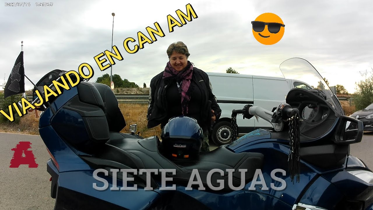 VIAJANDO EN CAN AM SPYDER RT # 190 RUTA A SIETE AGUAS, Valencia.