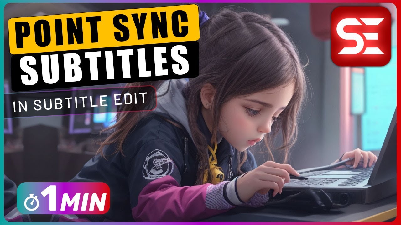 How to SYNC Subtitles using the POINT SYNC Via Other Subtitle Feature in Subtitle Edit