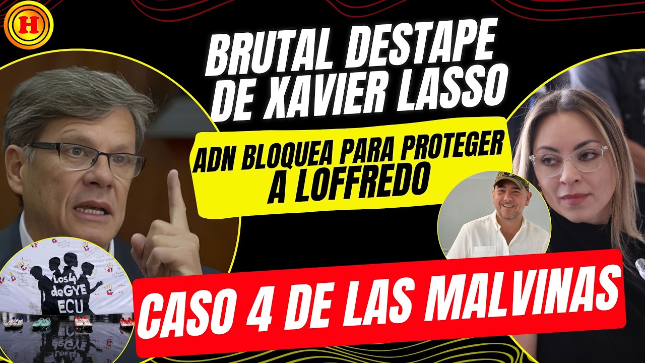 EL GOBIERNO TIENE S4NGRE EN LAS MANOS: El brutal destape de Xavier Lasso