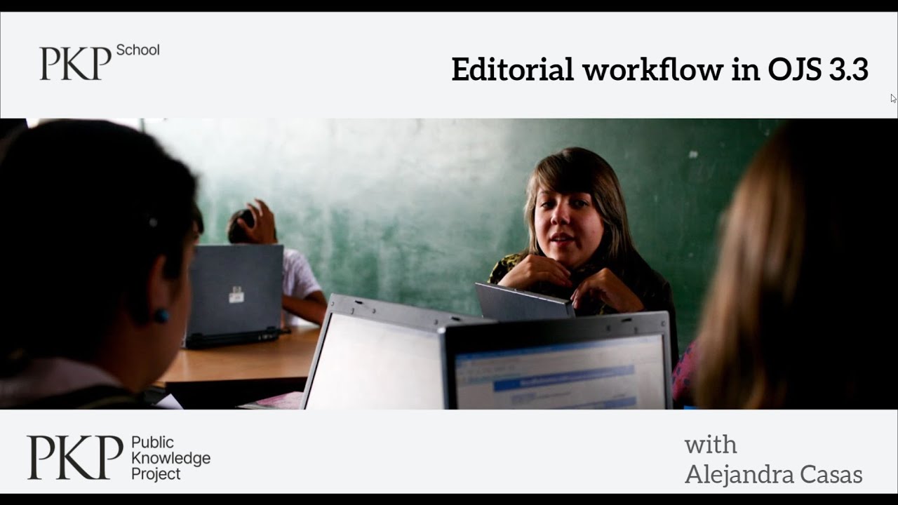 Editorial workflow in OJS 3.3. Module 6: The reviewer's steps.