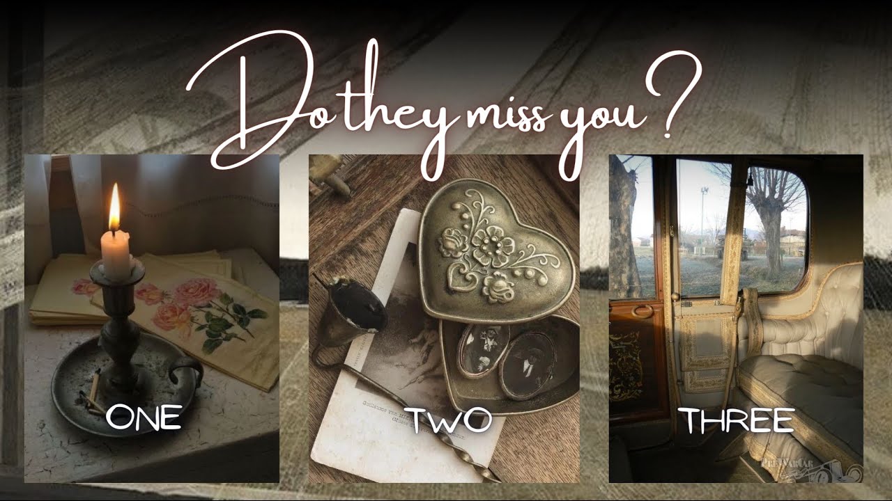 Pick A Card🐚Do They Miss You?🕯️Do They Think Of You?✨Clairvoyant Psychic Reading