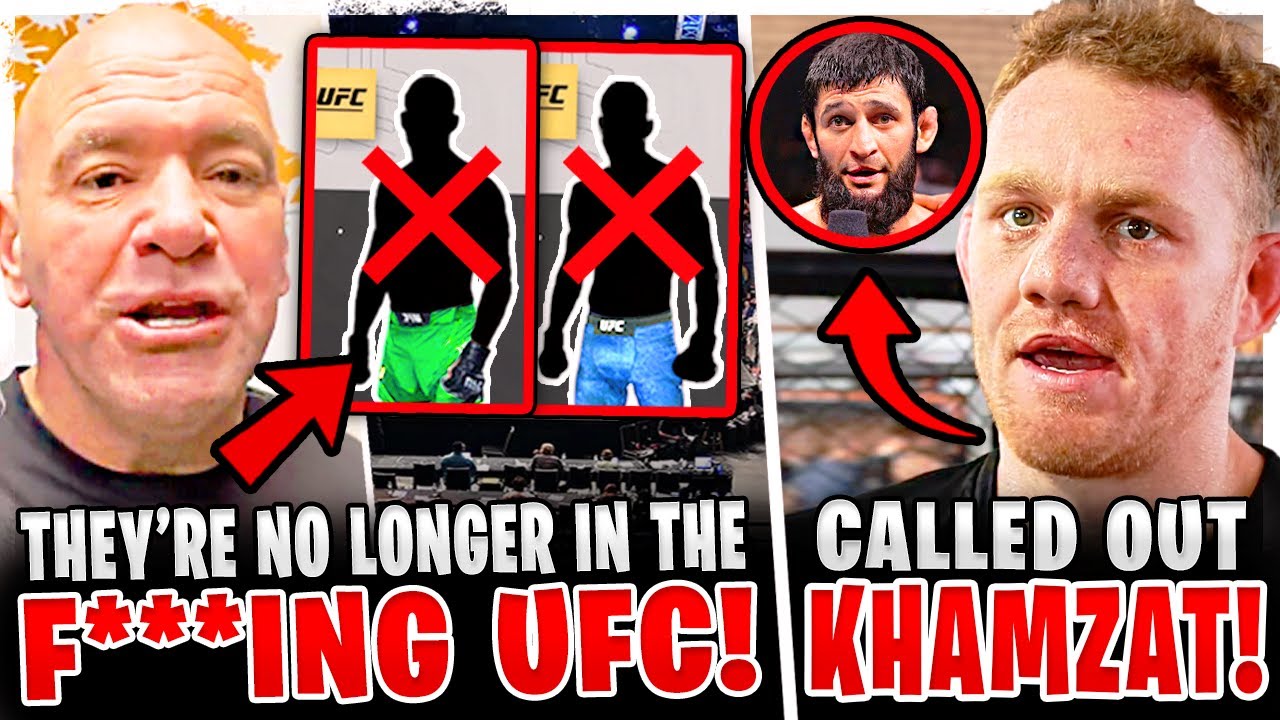 Dana White REMOVES MULTIPLE FIGHTERS from UFC ROSTER! Khamzat CALLED OUT by JDM! Sean Strickland