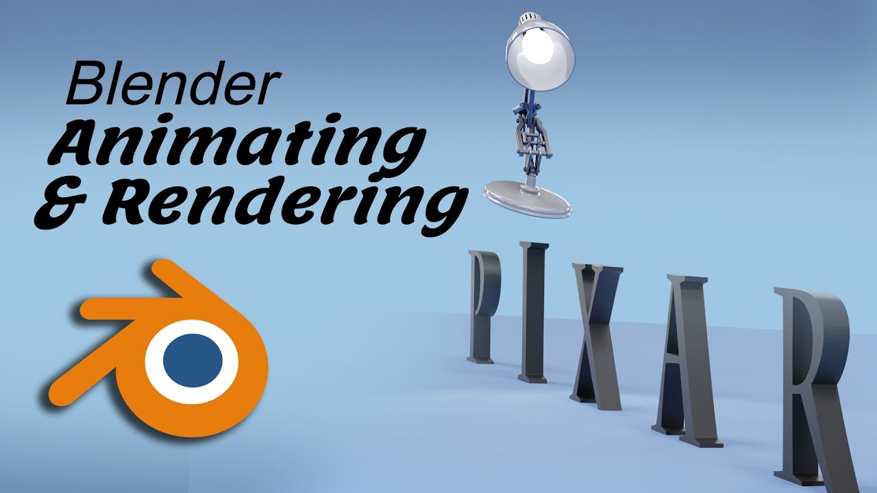 Blender Pixar Logo Creation Part 9: Animating & Rendering