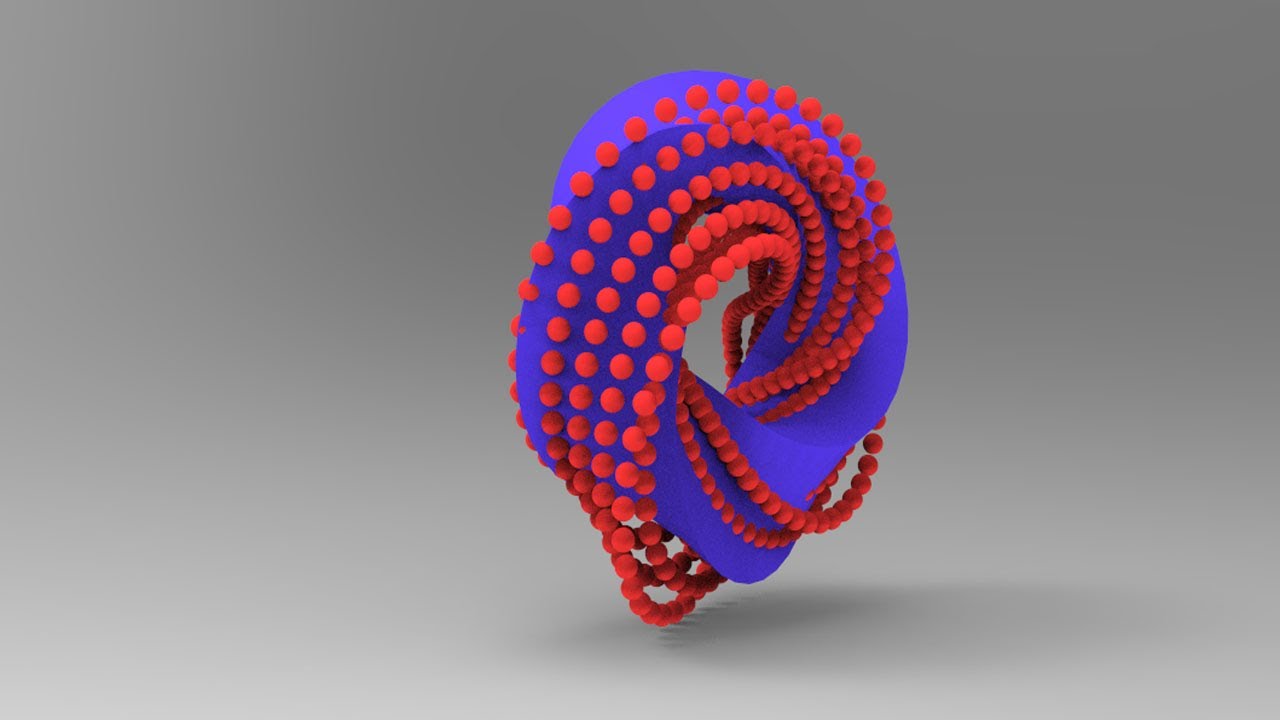Autodesk maya 2020 tutorial--Abstract 3d Ring Creation using maya mash