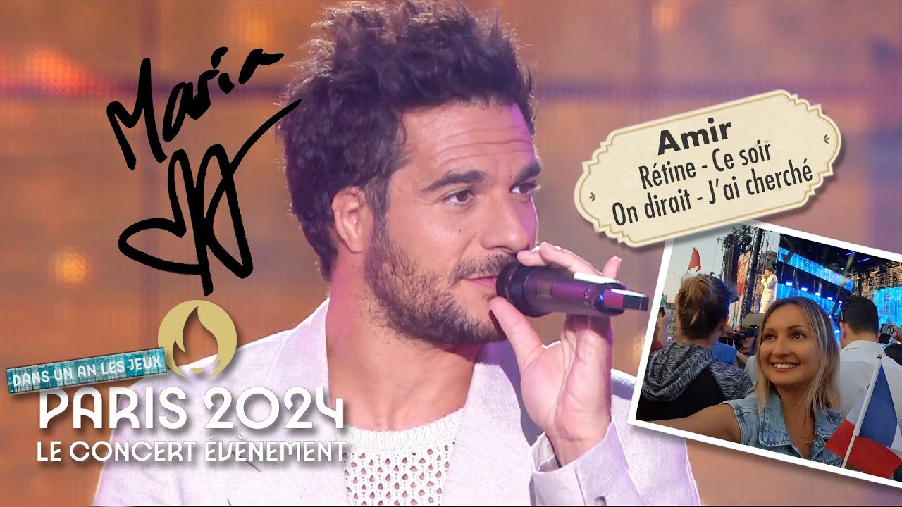 Amir : Medley, Rétine + Ce soir + On dirait + J'ai cherché (Concert 2023)