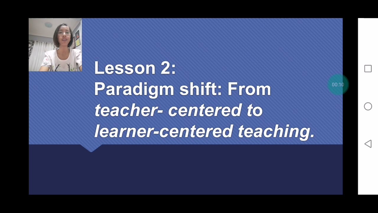 (U1 Lesson 2) Facilitating Learner-Centered Teaching