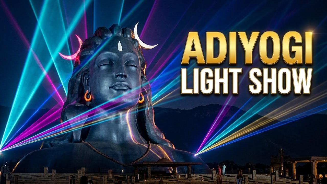 Adiyogi Shiva LightShow  | Chikkaballapur | Full Video