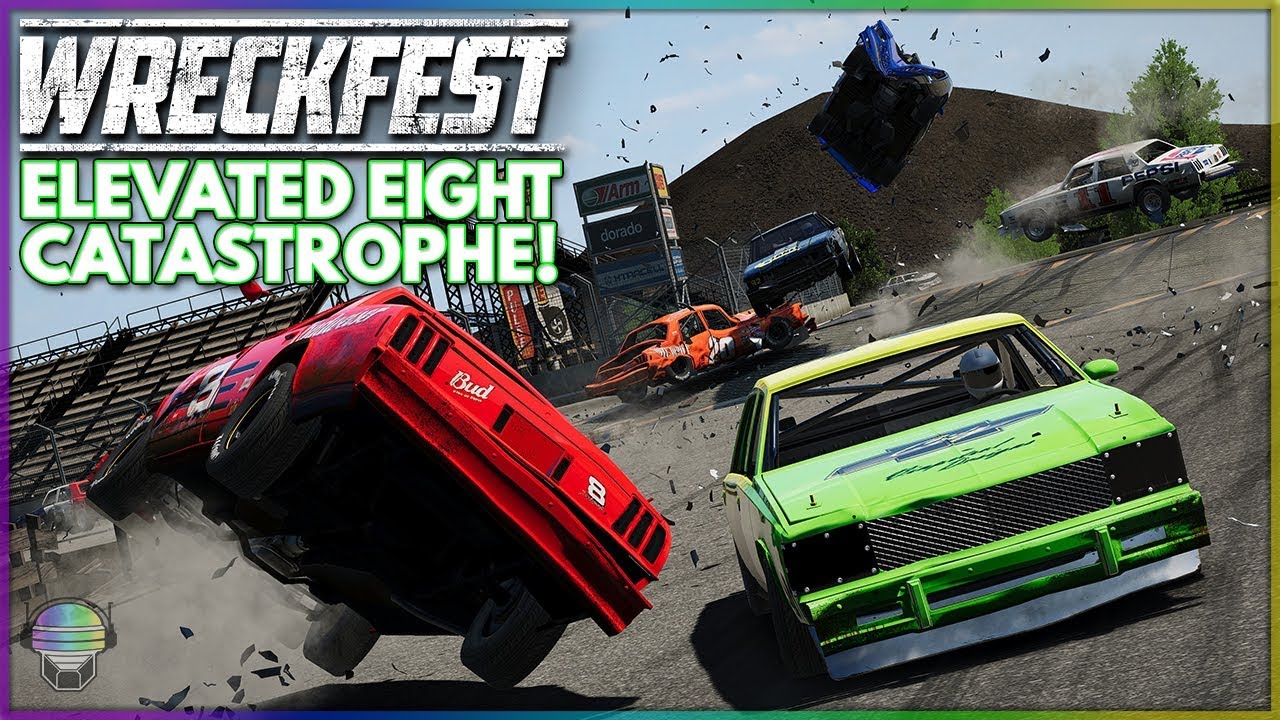 КАТАСТРОФА В ВИДЕ ВОСЬМЕРКИ! | Wreckfest | NASCAR