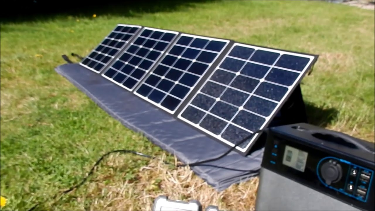 PowerOak SP120 Folding Solar Panel Tests
