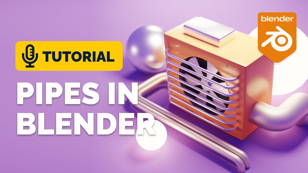 Blender Curves and Pipes Tutorial | Polygon Runway
