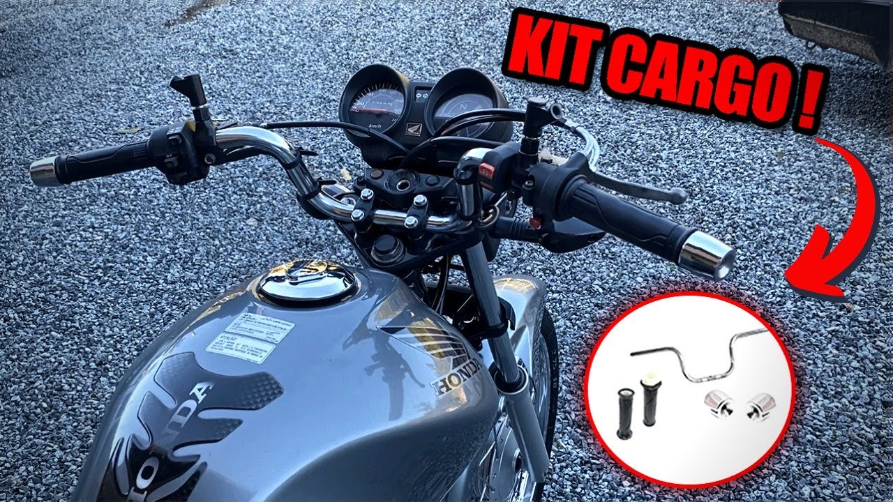 INSTALEI GUIDÃO DE CARGO E PESINHO DE PCX *na fan 150*