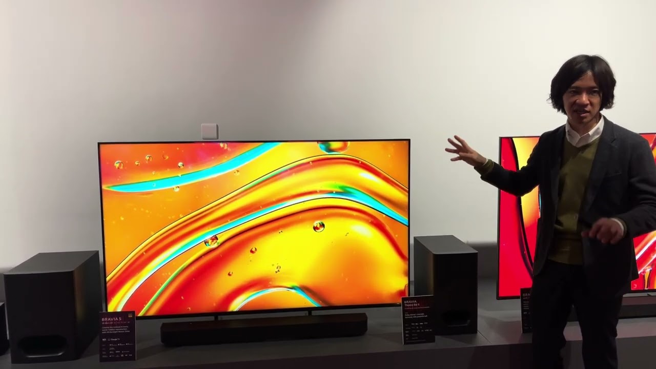 Sony presents its 2025 TV and audio line-up