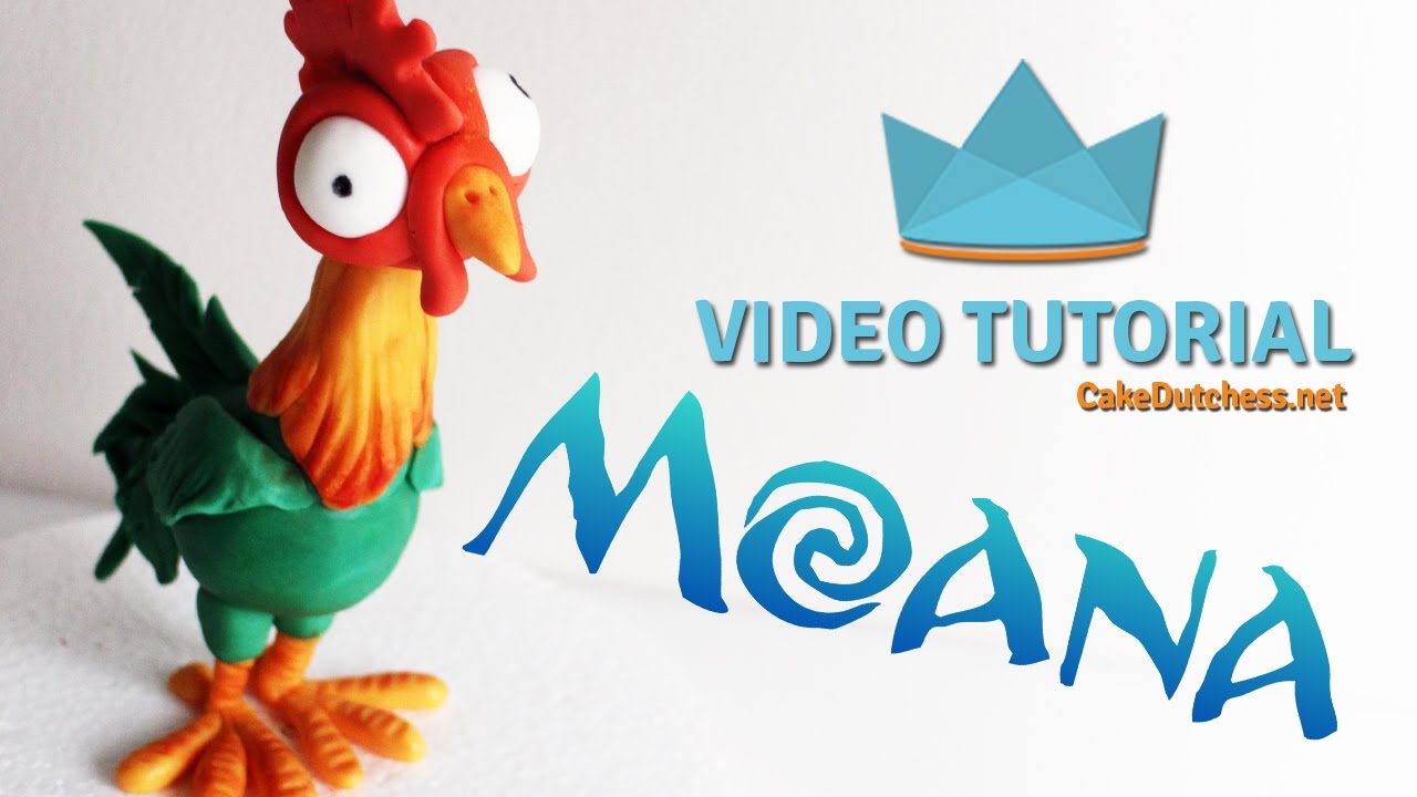 How to make Hei Hei from Disney's Moana - Cake Decorating Tutorial