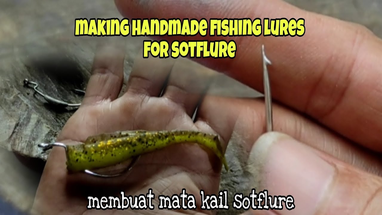 Cara membuat mata kail casting sotflure #SF168 MAKING HANDMADE FISHING LURES FOR SOTFLURE | Wormhook