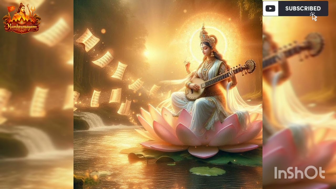 वीणा की तान में बसी विद्या की माँ”(माँ सरस्वती – कथा-भजन) Jai maa sarswati 