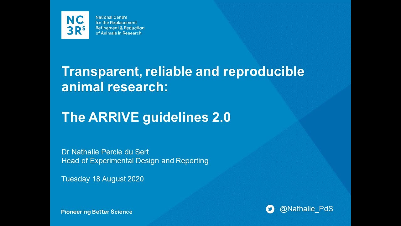 Webinar: The ARRIVE guidelines 2.0