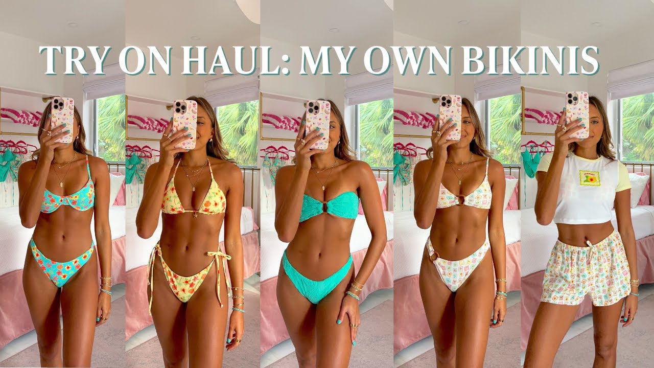 LAUNCHING MY OWN BIKINI COLLECTION || try on haul: styledbymckenz X Dippin Daisys swimsuits