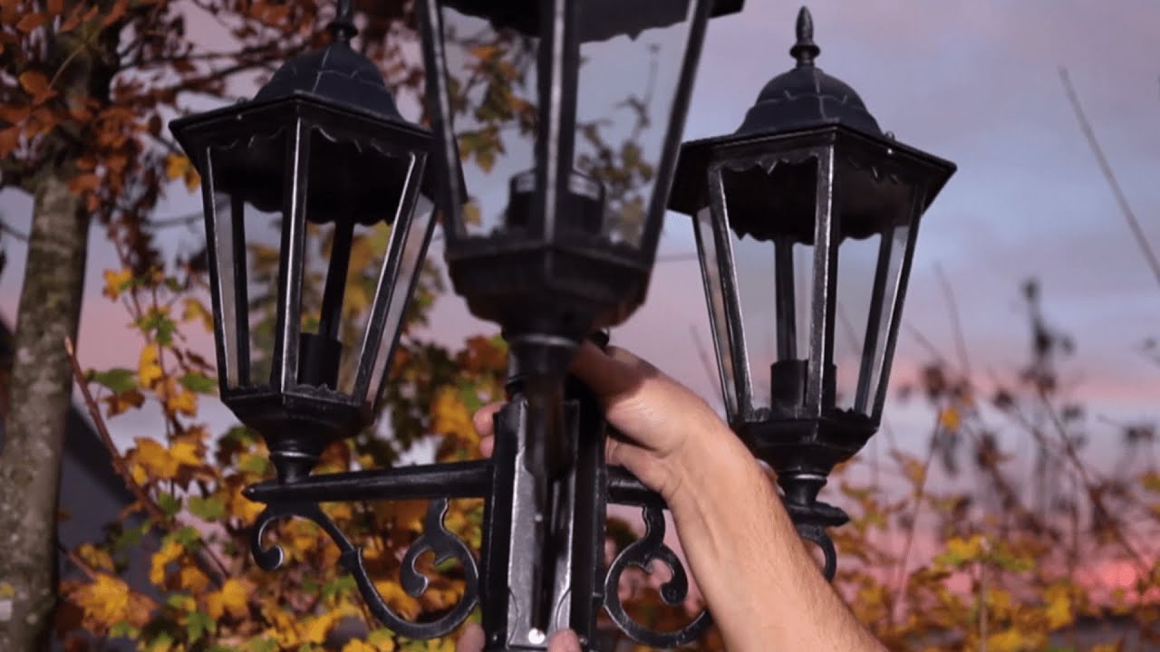 Colocar una farola en el jardín · LEROY MERLIN