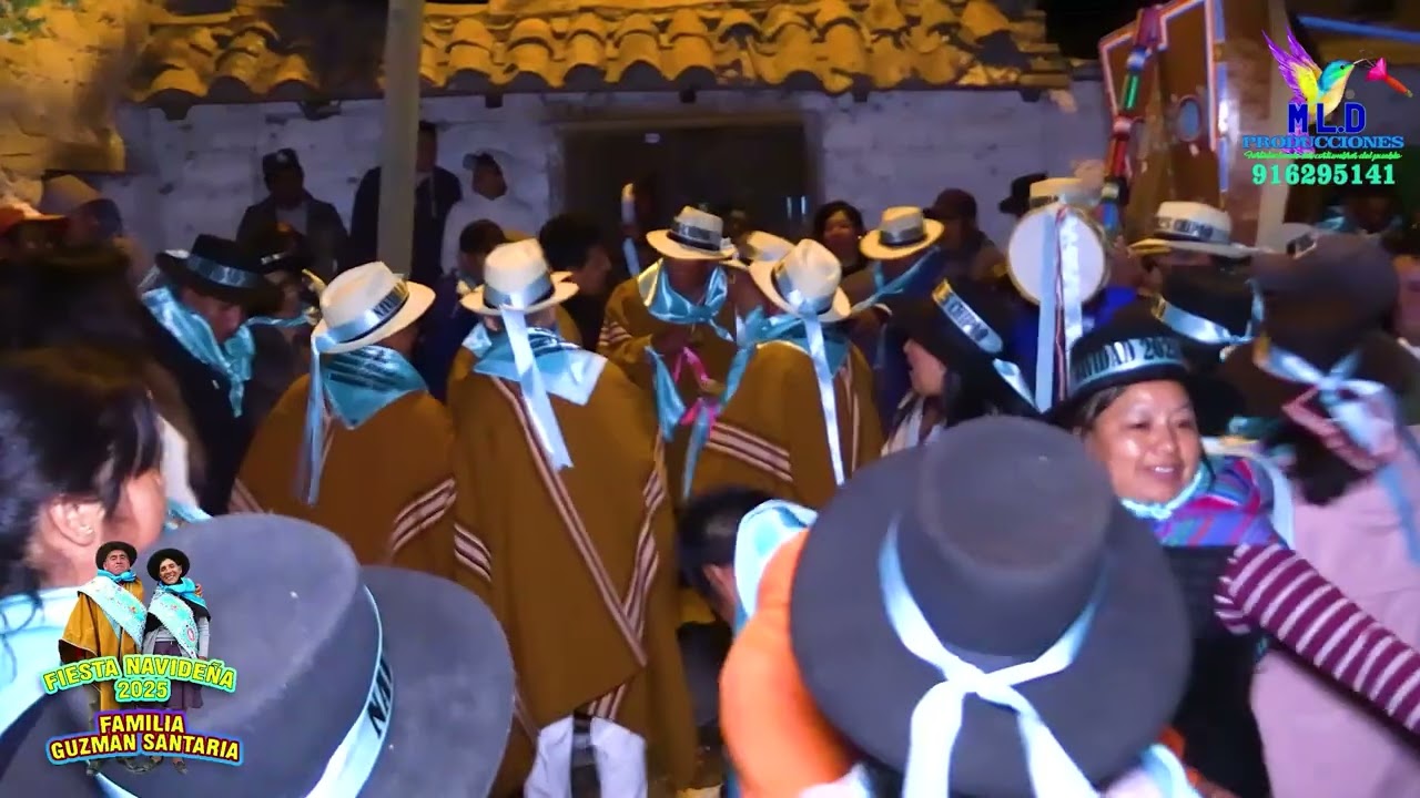 PARTE 2 FIESTA NAVIDEÑA 2025 FAMILIA GUZMAN SANTARIA CHIPAO LUCANAS AYACUCHO
