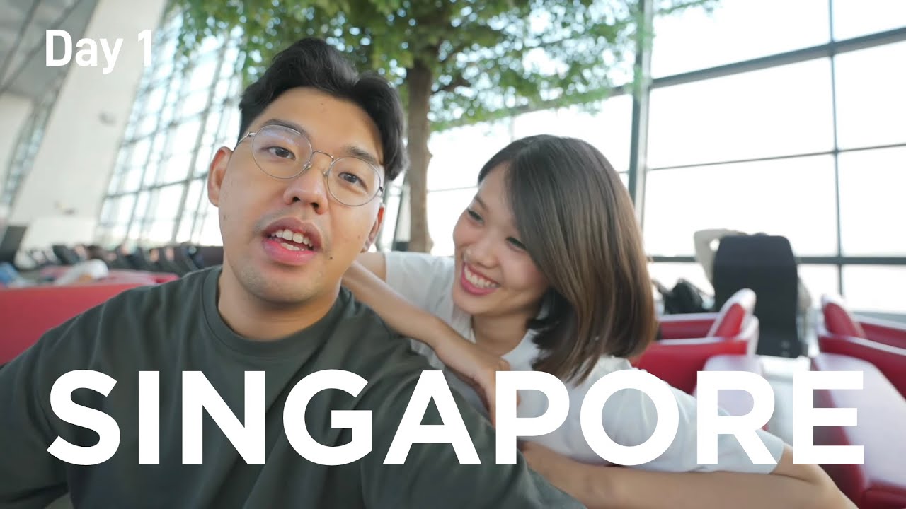 SINGAPORE TRAVEL VLOG, Naik pesawat gratis, nginep di hotel robot dan kulineran 🇸🇬🍔