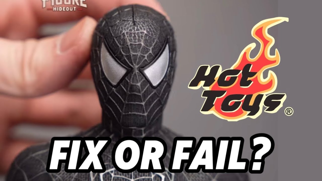 Did Hot Toys FIX or FAIL This NEW Black Suit Spider-Man Figure?