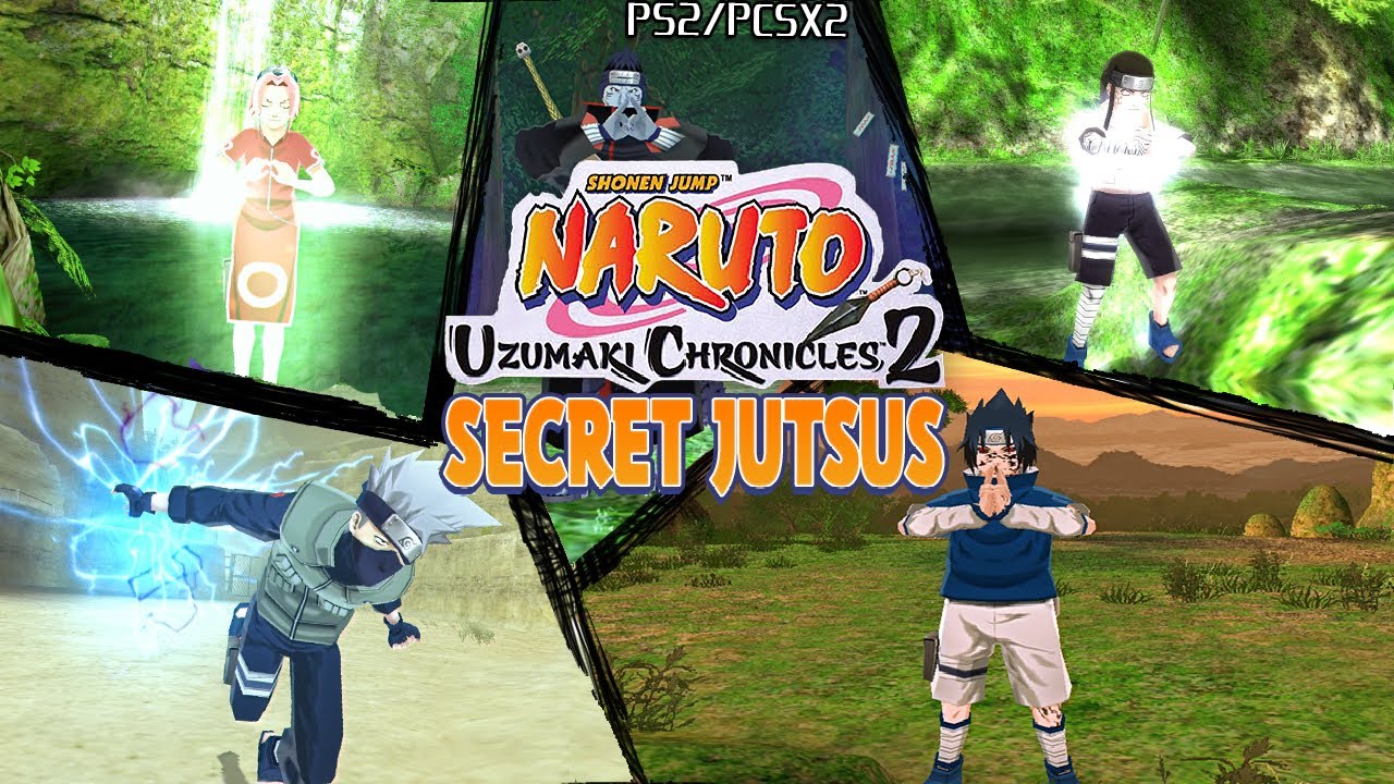 Naruto: Uzumaki Chronicles 2 SECRET JUTSUS FIXED! (MOD PS2/PCSX2)