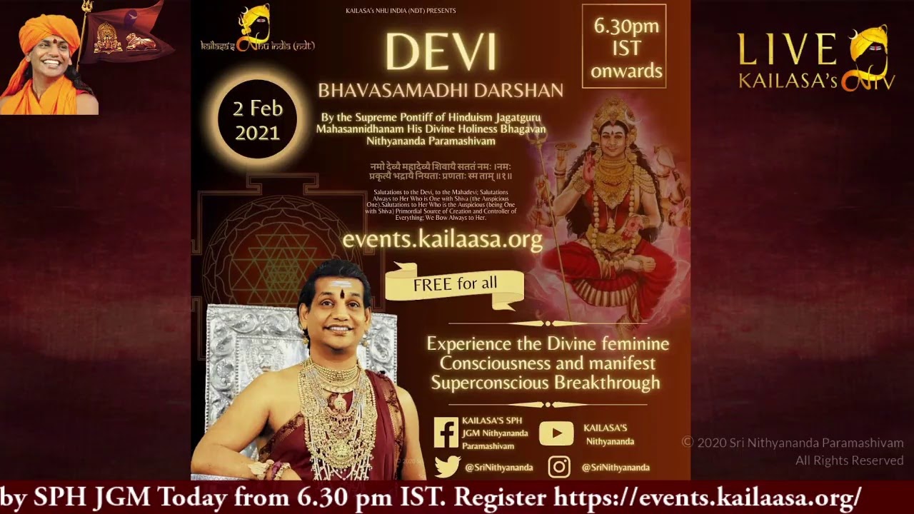 Superconscious Breakthrough | Nithyananda Satsang |  1 February 2021
