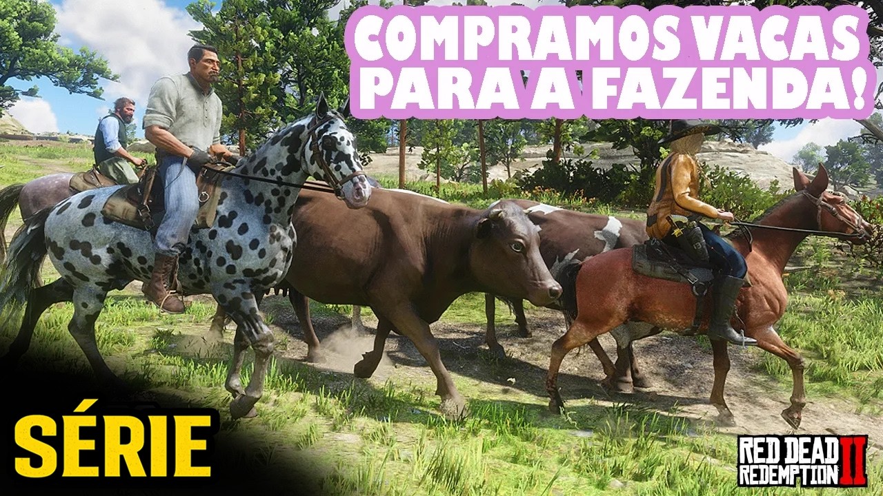 COMPRAMOS VACAS LEITEIRAS PARA A FAZENDA! MODO REALISMO Uma vaqueira no velho oeste ep12 RDR2