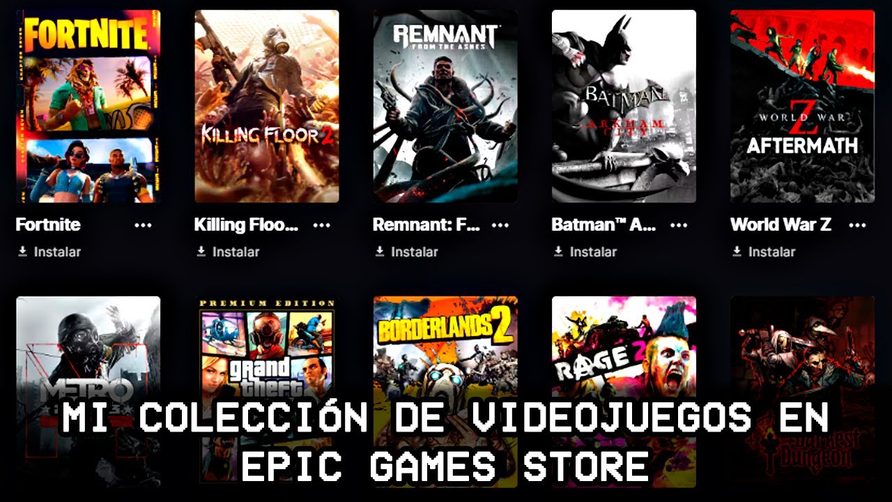 Mi Colección de Videojuegos en Epic Game Store | (15/12/25)