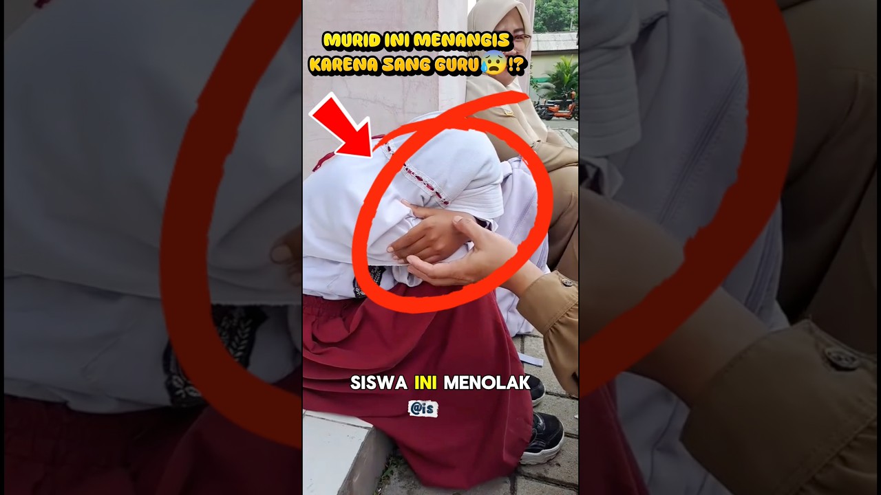 VIRAL MURID INI MENANGIS KARENA SANG GURU😰!? #viral #trending