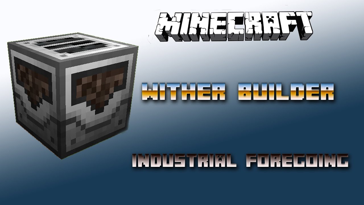 Wither Builder 💎 Minecraft Industrial Foregoing Tutorial 💎 Deutsch / German