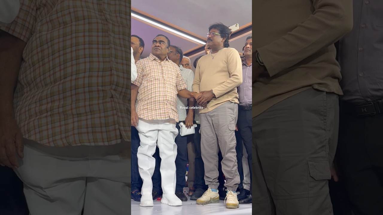 బాబు మోహన్ గారి చేతులు పట్టుకొని నిలబ్బడ్డ ప్రభాస్ శ్రీను|Prabhas Srinu & Babu Mohan Bonding