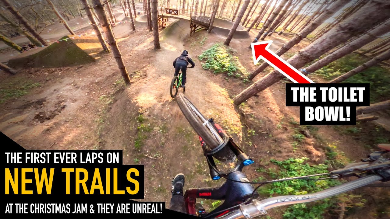 FIRST EVER LAPS ON THESE PERFECT NEW TRAILS AT THE XMAS JAM!!
