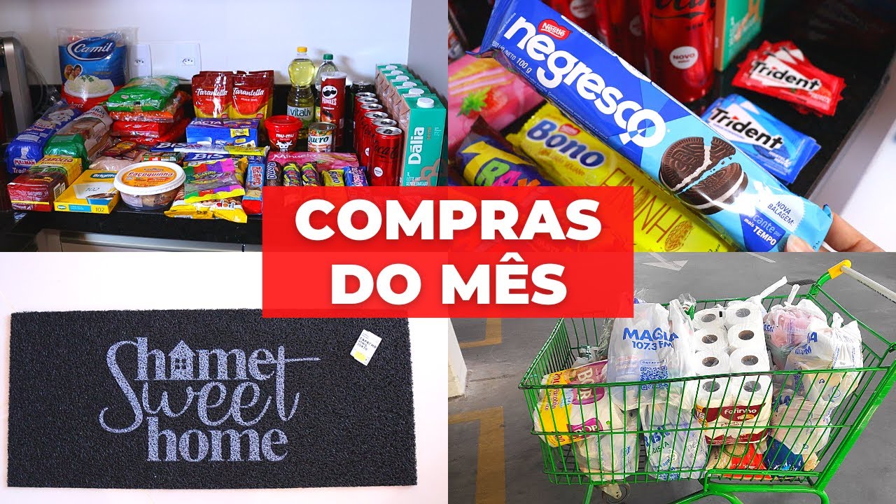 COMPRAS DO MÊS COMPLETA COM VALORES + COMPRAS NA HAVAN - OUTUBRO 2022