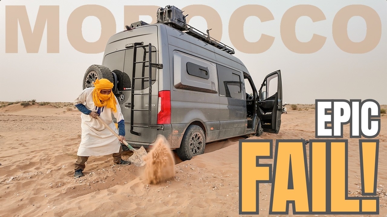 Two Wheel Drive Sprinter in 4x4 Territory...Morocco Vanlife!